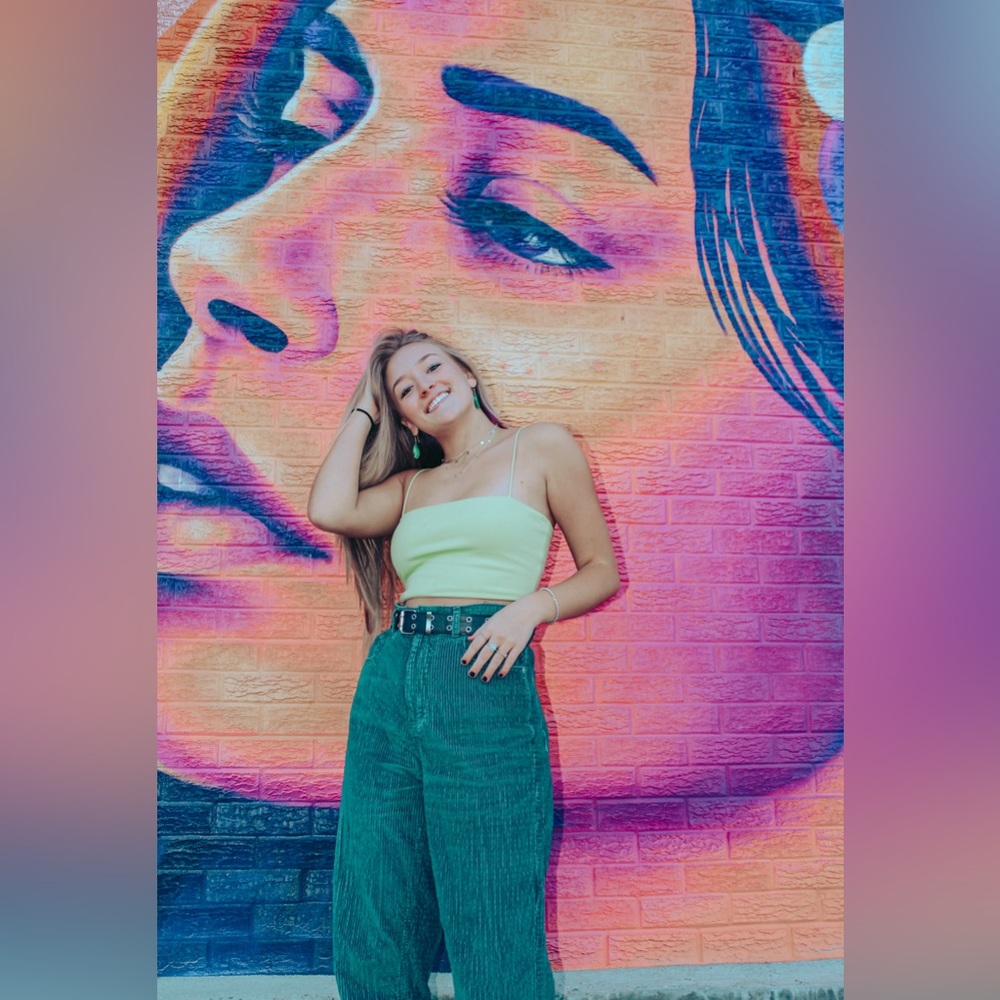 Urban Outfitters Corduroy Pants, Teal